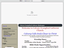 Tablet Screenshot of calvary-sheboygan.org